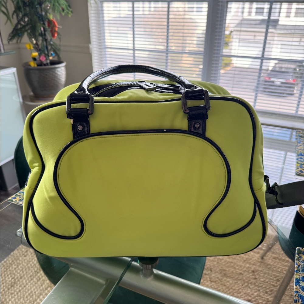 Limited edition Lululemon neon yellow large bag